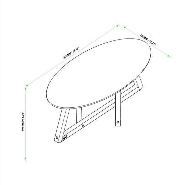 Imagem de Mesa de Centro Classic Nature - Tebarrot Móveis