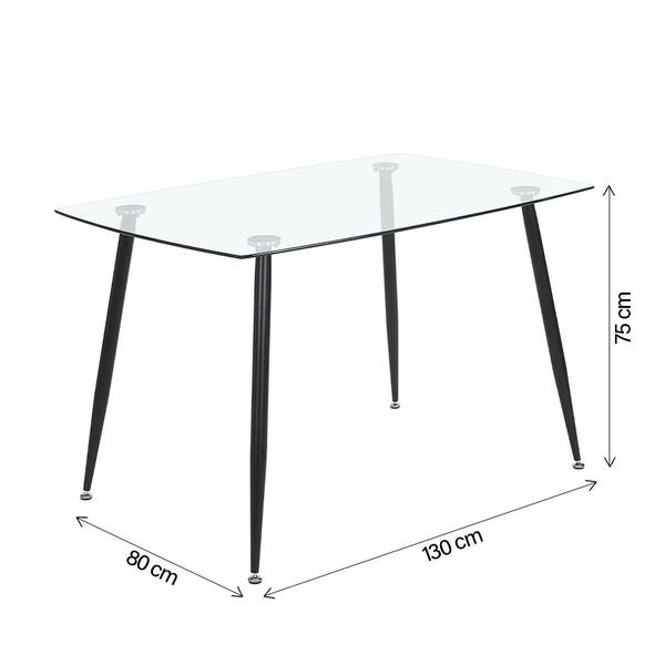 Imagem de Mesa De Centro Decorativa Glass 130 Cm Opt