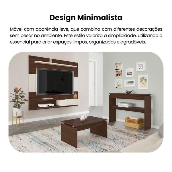 Imagem de Mesa de Centro Minimalista e Compacta Cris