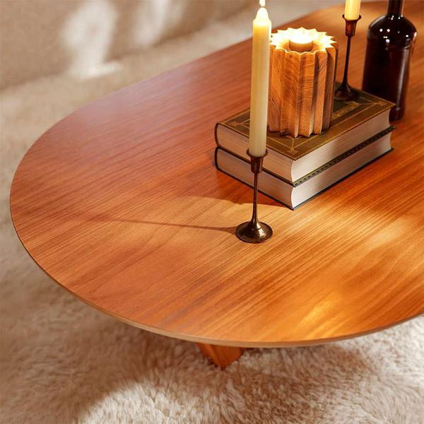 Imagem de Mesa de Centro Oval Elegance Nature