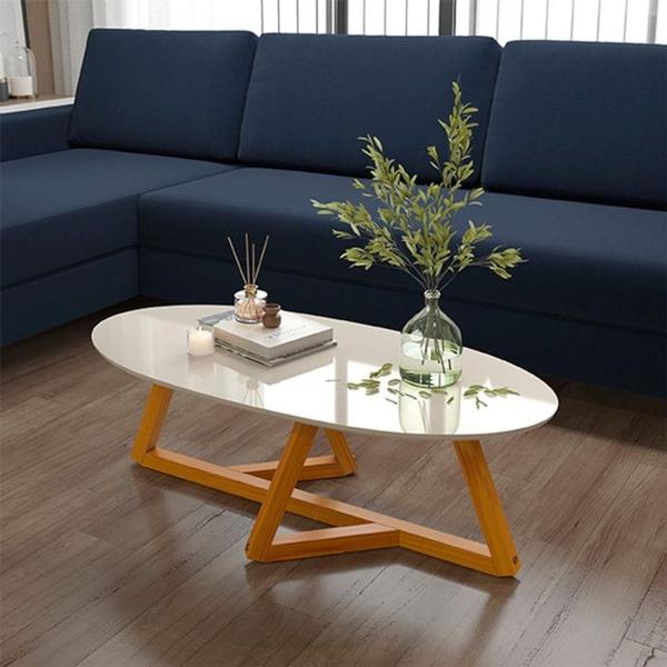 Imagem de Mesa De Centro Para Sala C393 Off White Nature Tebar