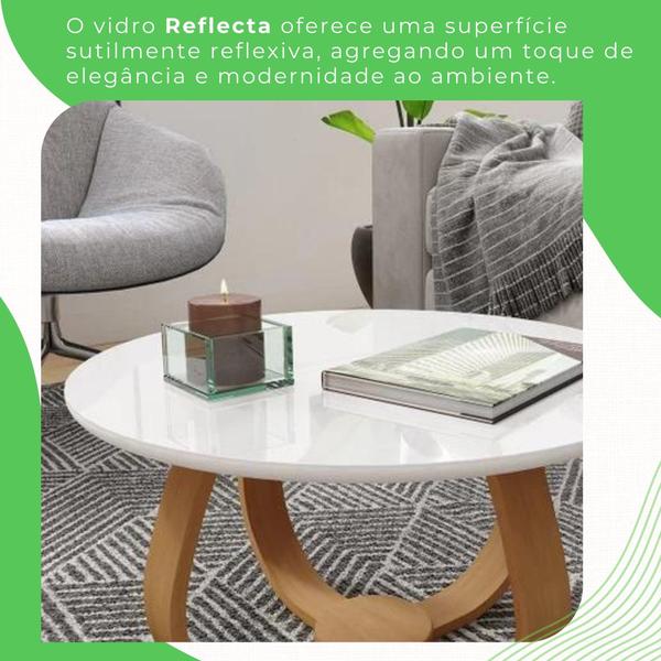 Imagem de Mesa de Centro Redonda 60cm Rubi