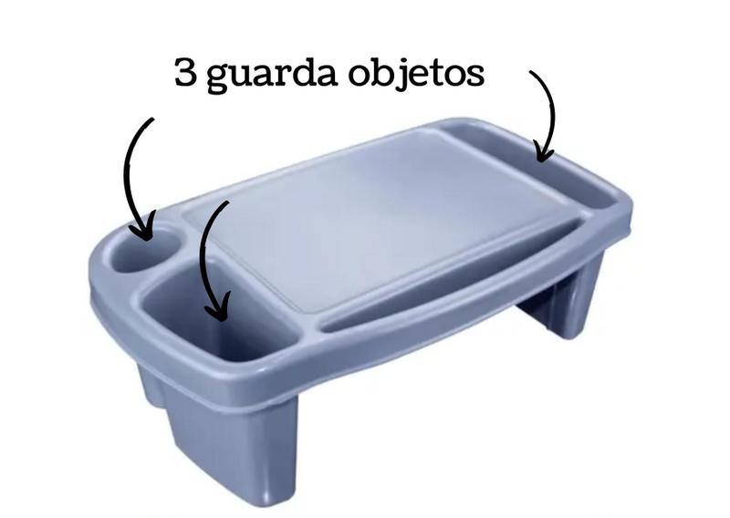 Imagem de Mesa De Colo Infantil Portátil Bandeja Alimentação Desenho