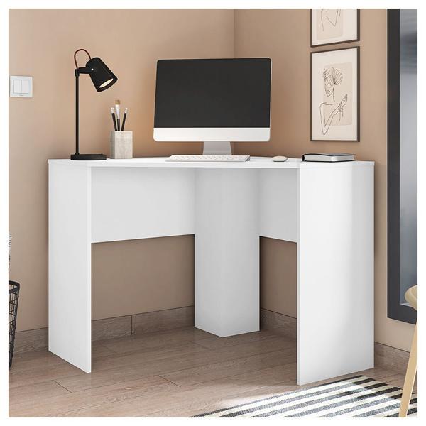 Mesa De Computador Canto Office Cubic Branco - Caemmun Mesa De Computador Canto Office Cubic Branco - Caemmun