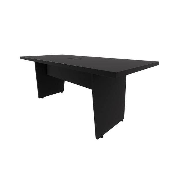 Imagem de Mesa de Escritório 2,00m 1 CX de Tomada Pé Painel Angular F5