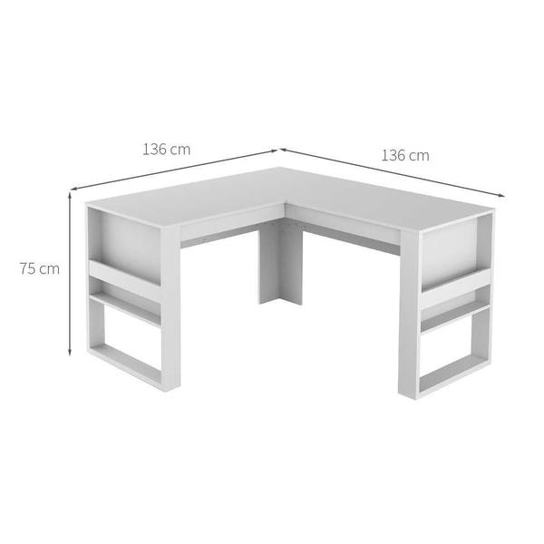 Imagem de Mesa de Escritório Blair Branca