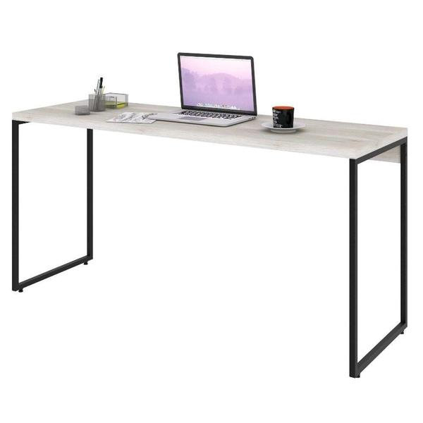 Imagem de Mesa De Escritório Escrivaninha 150Cm Dynamica Industrial C08 Snow