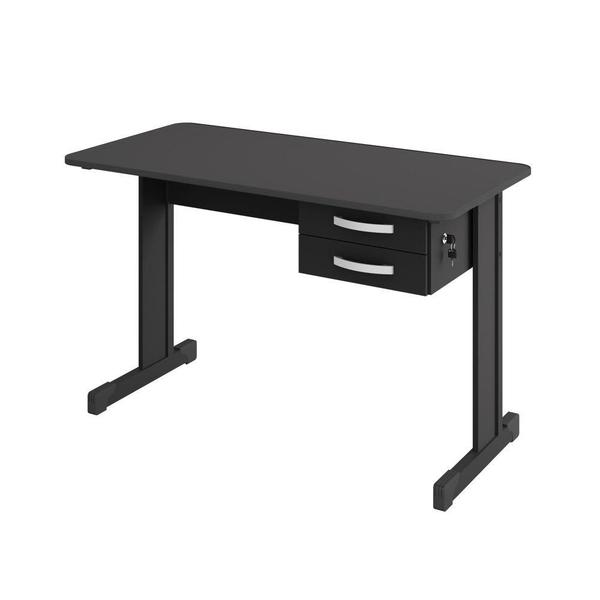 Mesa de Escritório Escrivaninha com 2 Gavetas Boston - CasaH Mesa de Escritório Escrivaninha com 2 Gavetas Boston - CasaH
