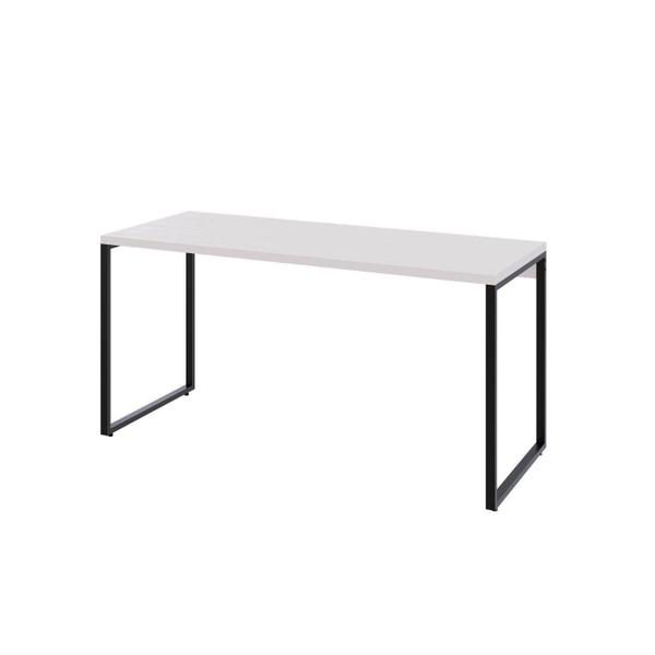 Imagem de Mesa de Escritório Industrial Kuadra 150 cm - Branco/Preto