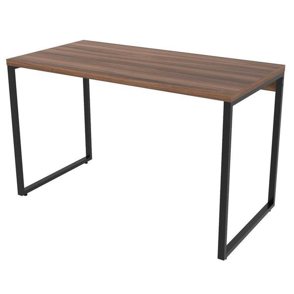 Imagem de Mesa de Escritório Office 135cm Estilo Industrial Nogal