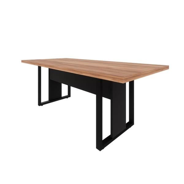 Mesa de Escritório Reunião 2,00m Pé Metal Quadro F5 Office - F5 Office G Imagem de Mesa de Escritório Reunião 2,00m Pé Metal Quadro F5 Office