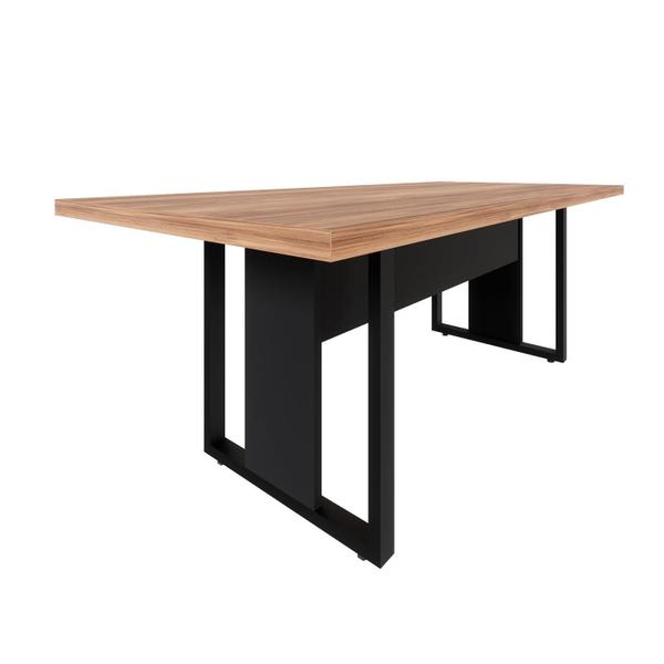 Mesa de Escritório Reunião 2,00m Pé Metal Quadro F5 Office - F5 Office G Imagem de Mesa de Escritório Reunião 2,00m Pé Metal Quadro F5 Office