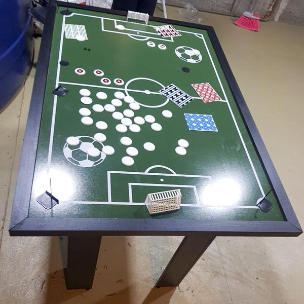 Imagem de Mesa de Futebol de Botão Preta