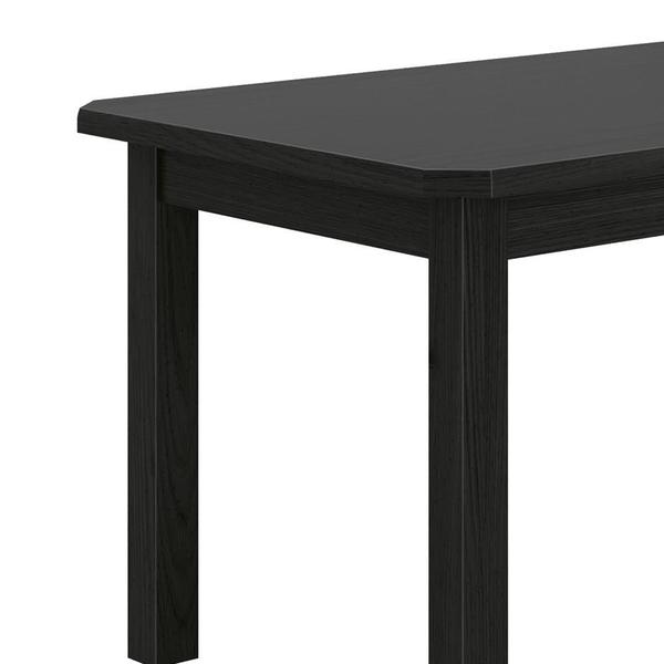 Imagem de Mesa De Jantar 10 Lugares 220cm Com Pés Em Madeira Maciça Robusta Preto Safira Shop Jm