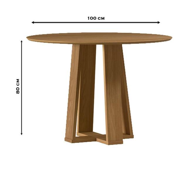 Imagem de Mesa de Jantar 100x100 cm Isabela sem Vidro Ype  New Ceval