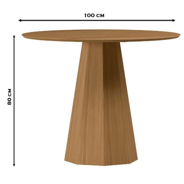 Imagem de Mesa de Jantar 100x100 cm Isis sem Vidro Ype  New Ceval