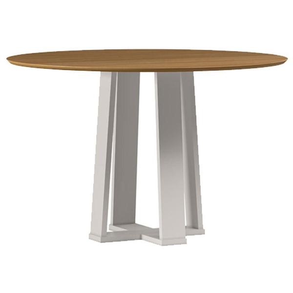 Imagem de Mesa de Jantar 120 cm Isabela sem Vidro Off White Ype  New Ceval