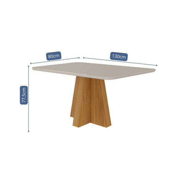 Imagem de Mesa de Jantar 130cm Maite Sala de jantar