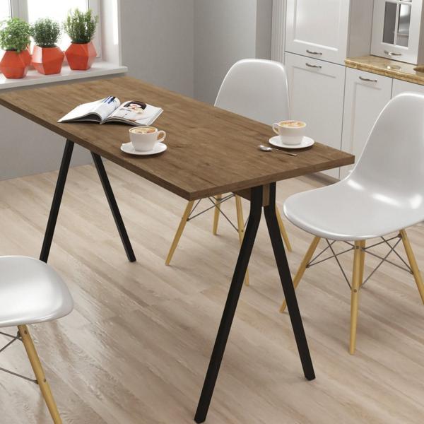 Imagem de Mesa de Jantar 136cm Slim Vermont Industrial Artesano