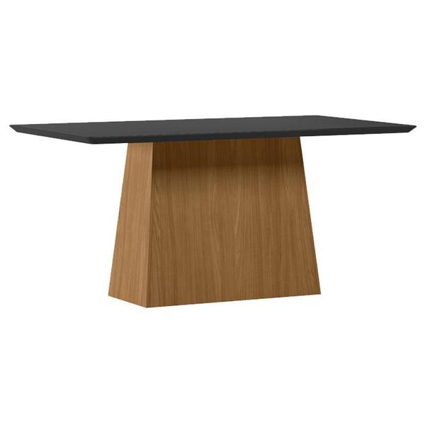 Imagem de Mesa de Jantar 160 cm Barbara com Vidro Ype Preto  New Ceval