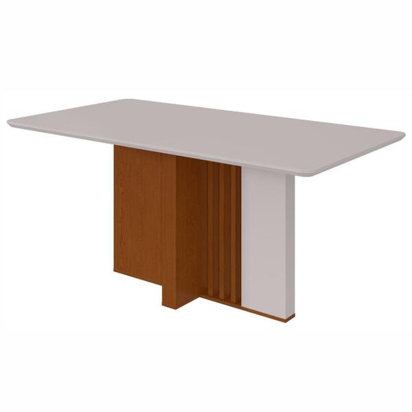 Imagem de Mesa de Jantar 170x90cm Tampo Mdf/vidro Astrid