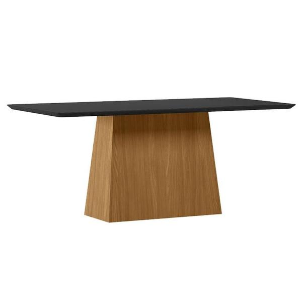 Imagem de Mesa de Jantar 180 cm Barbara com Vidro Ype Preto  New Ceval