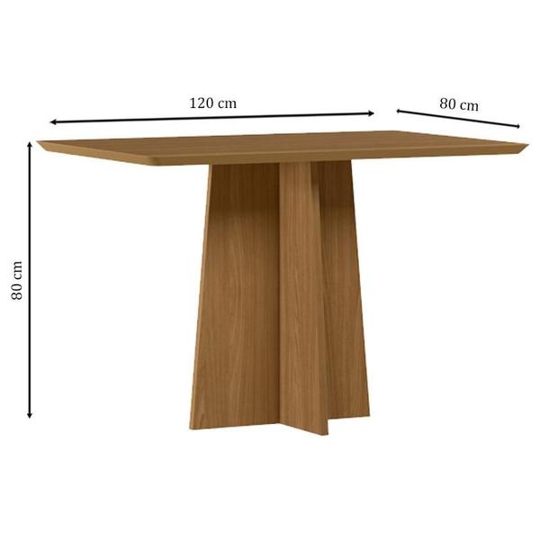 Imagem de Mesa de Jantar Anitta 120x80 cm sem Vidro Ype  New Ceval