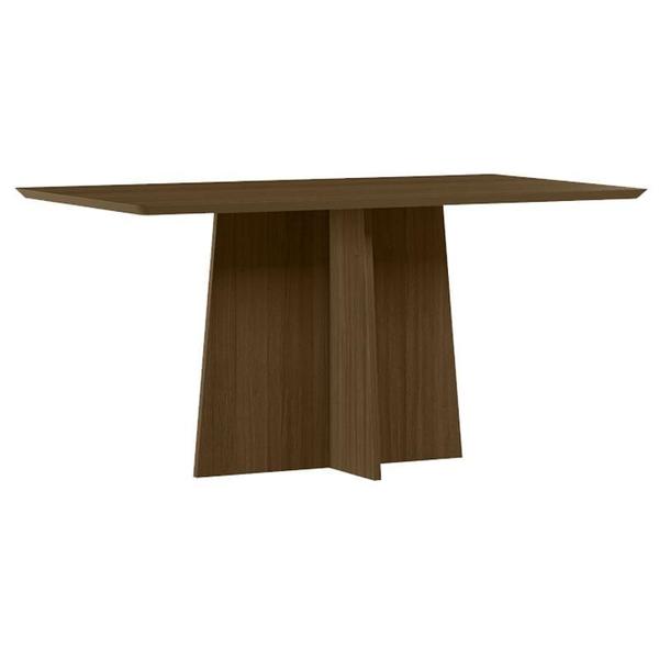 Imagem de Mesa de Jantar Anitta 160x90 cm sem Vidro Imbuia   New Ceval