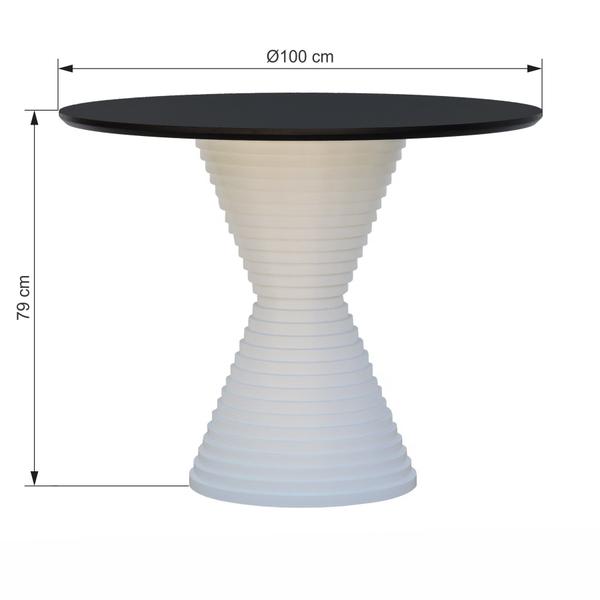 Imagem de Mesa de Jantar Apollo Tampo Redondo Ø100