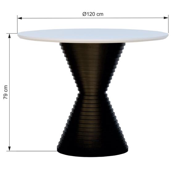 Imagem de Mesa de Jantar Apollo Tampo Redondo Ø120