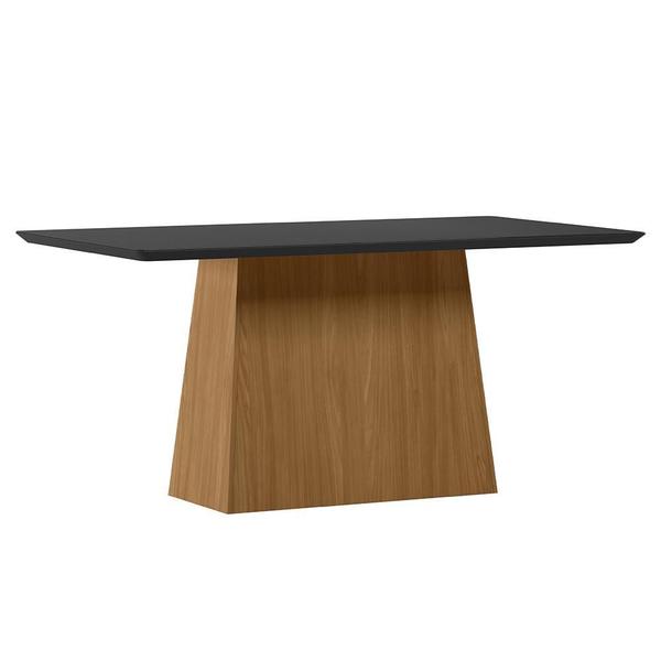 Imagem de Mesa de Jantar Bárbara 160x90 Tampo em MDF com Vidro - New Ceval