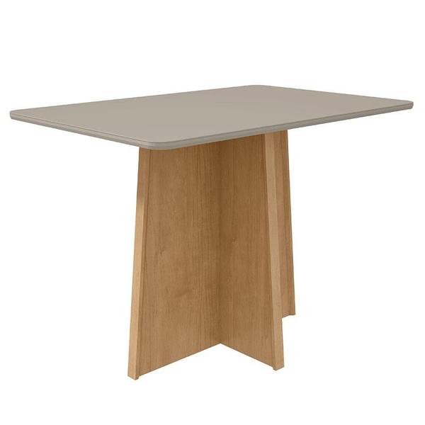 Imagem de Mesa de Jantar Celebrare 120 cm Amêndoa Clean Off White  Lopas