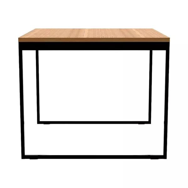 Imagem de Mesa de Jantar Compacta 80x80cm Industrial - Ideal para Cozinha e Apartamentos