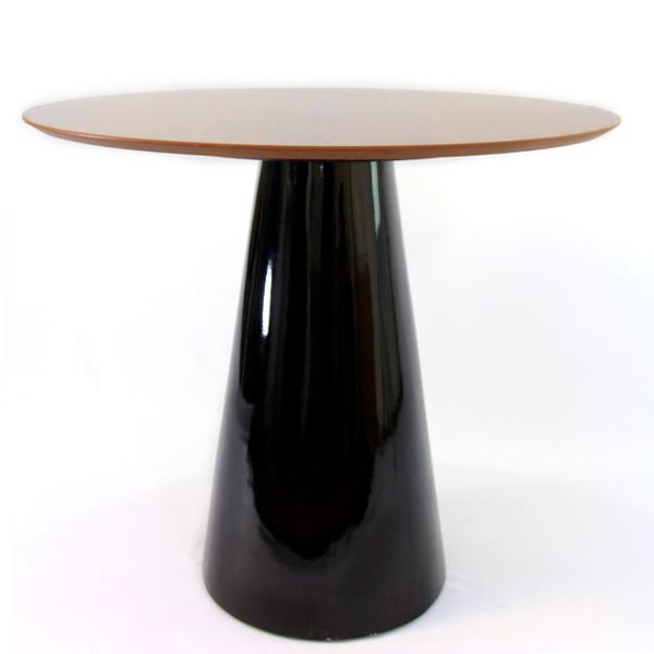 Imagem de Mesa de Jantar Cone 110 cm Base Preta