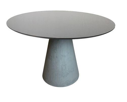 Imagem de Mesa de Jantar Cone Concreto 140 cm Tampo Laqueada