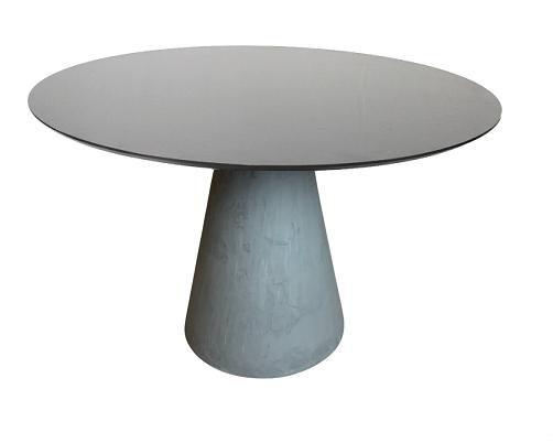 Imagem de Mesa de Jantar Cone Concreto 160 cm Tampo Laqueada