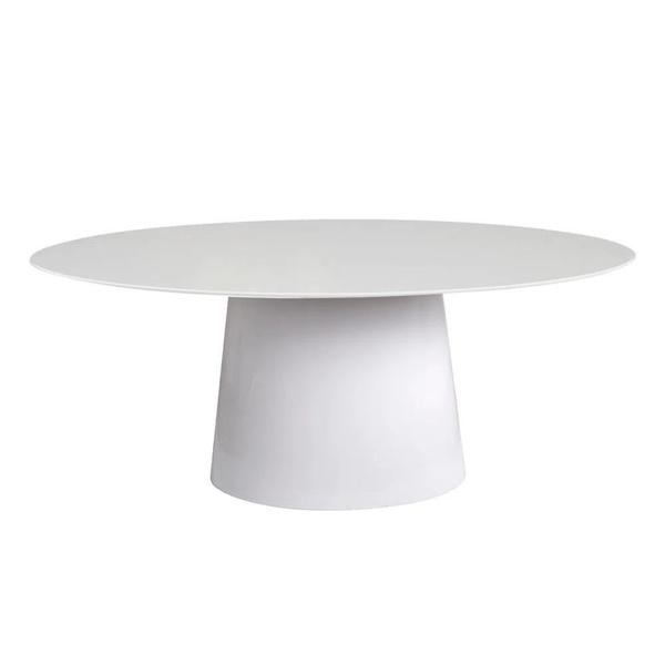 Imagem de Mesa de Jantar Cone Oval 235x137 cm Laqueada