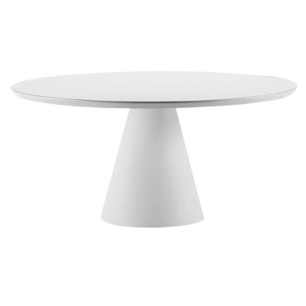 Imagem de Mesa de Jantar Cone Redonda 130 cm Laqueada