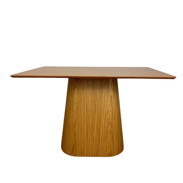 Imagem de Mesa de Jantar Cone Retangular 244x137 cm Base Oval Freijó Tampo Freijó