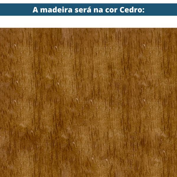 Imagem de Mesa de Jantar Coss Ozki 110 cm Madeira Eucalipto Cedro Redonda Corda Redonda Rami