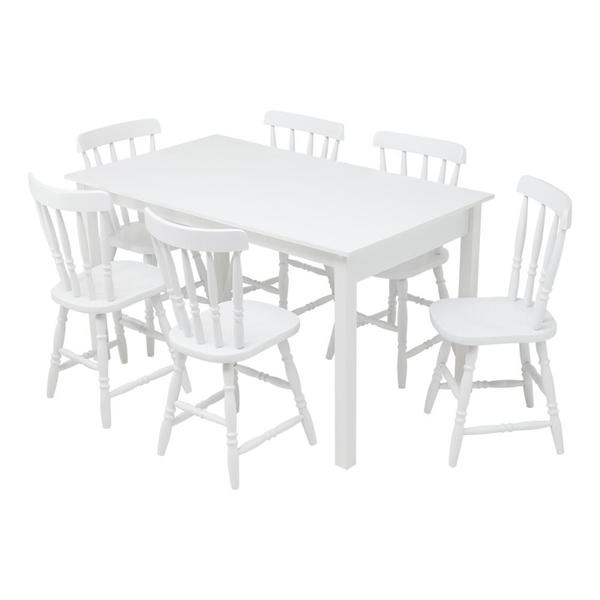 Imagem de Mesa de Jantar Ditália com 6 Cadeiras JA-225 Cozy