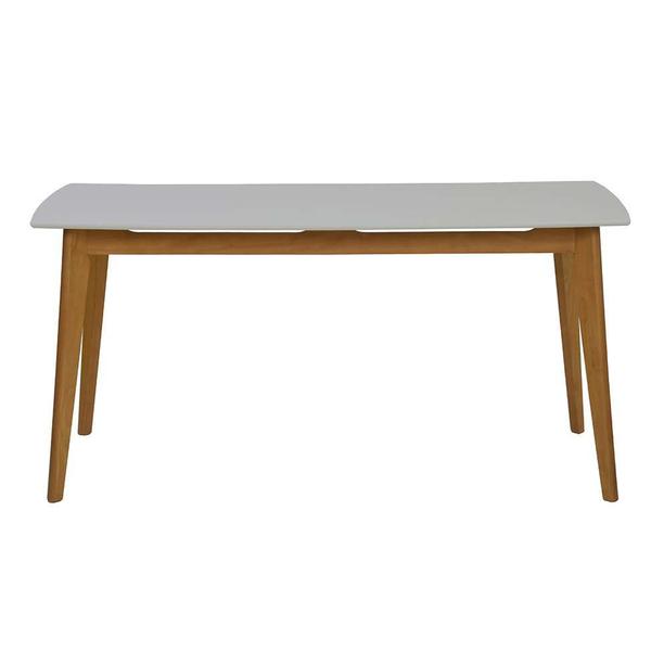 Imagem de Mesa de Jantar Elis Off White e Avelã 158 cm