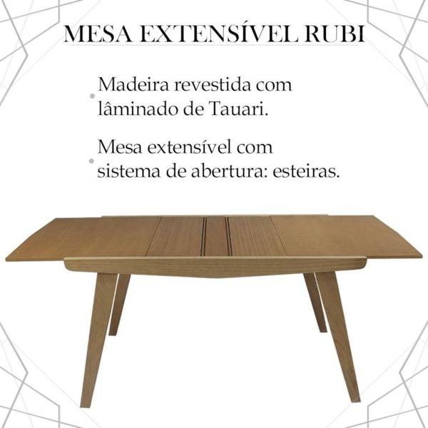 Imagem de Mesa De Jantar Extensivel 113 ou 164 cm Madeira Pinhao Nacc