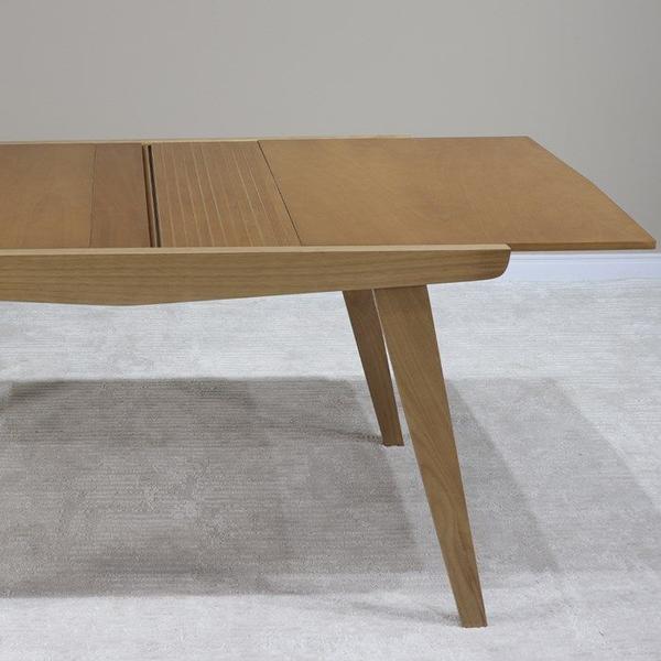 Imagem de Mesa De Jantar Extensivel 133 ou 185 cm Madeira Pinhao Nacc