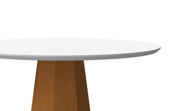 Imagem de Mesa de Jantar Isis 1000X1000 Ype/Off White - New Ceval