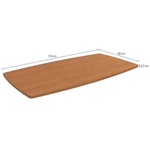 Imagem de Mesa de Jantar Kappesberg CSJ1631-CNOW Madeira Retangular 77,5x170x90cm