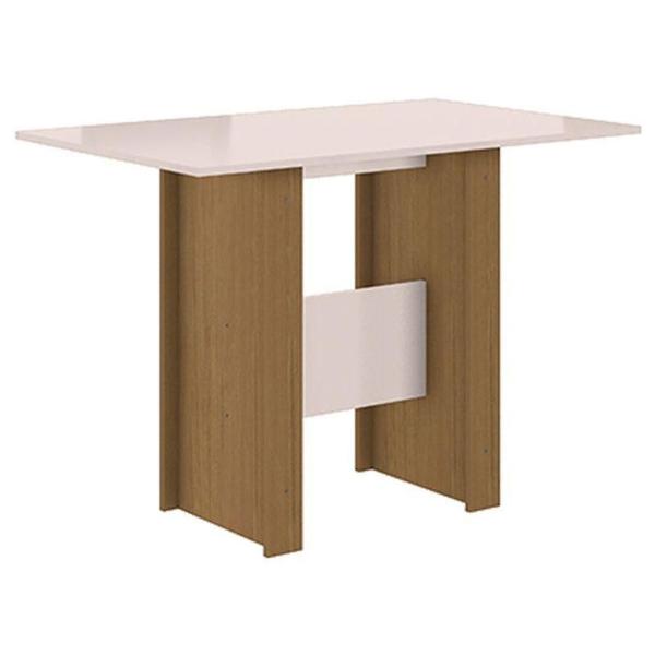 Imagem de Mesa De Jantar Milano 108cm Carvalho Off White - Poliman