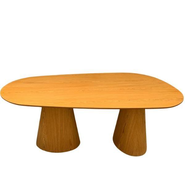 Imagem de Mesa de Jantar organica tripper 180x100cm Base Freijó Tampo Freijó