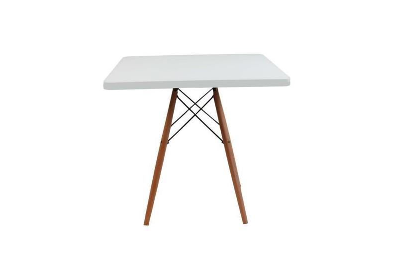 Imagem de Mesa De Jantar Quadrada Eiffel 80 Cm - Branco