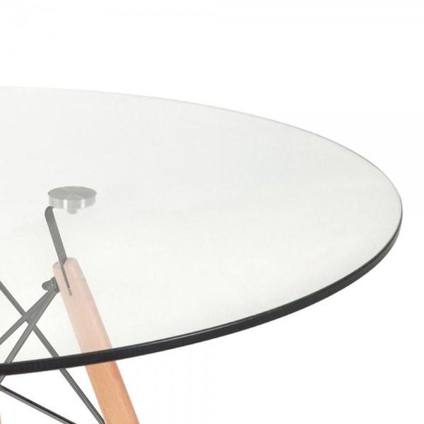 Imagem de Mesa De Jantar Redonda Eames Eiffel 100cm Incolor